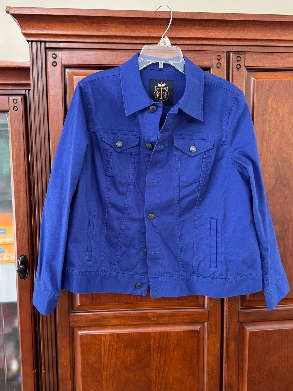 Talbots denim royal blue jacket, 1xp
